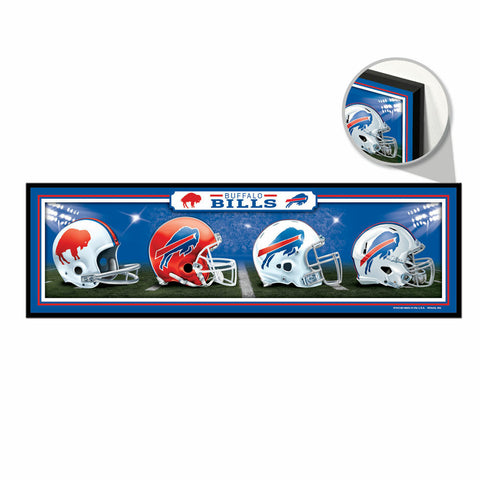 ~Buffalo Bills Sign 9x30 Wood Helmets Design - Special Order~ backorder