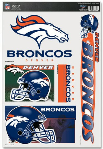 Denver Broncos Decal 11x17 Ultra