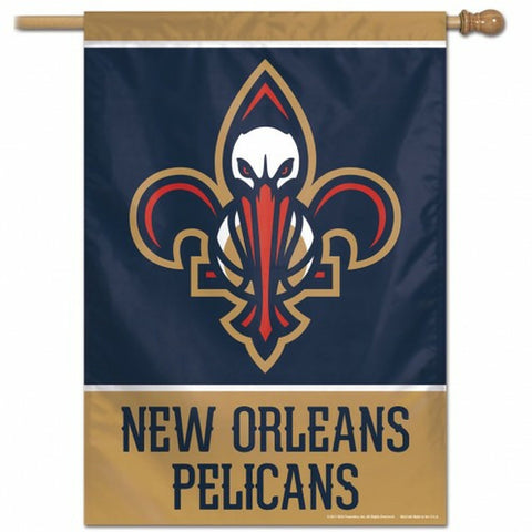~New Orleans Pelicans Banner 28x40 Vertical - Special Order~ backorder