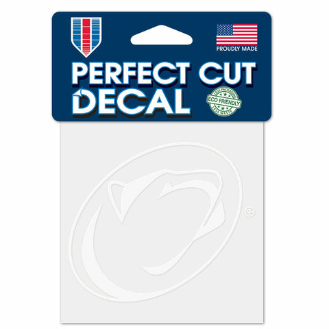 Penn State Nittany Lions Decal 4x4 Perfect Cut White