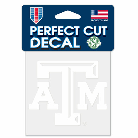 ~Texas A&M Aggies Decal 4x4 Perfect Cut White~ backorder