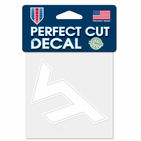 Virginia Tech Hokies Decal 4x4 Perfect Cut White