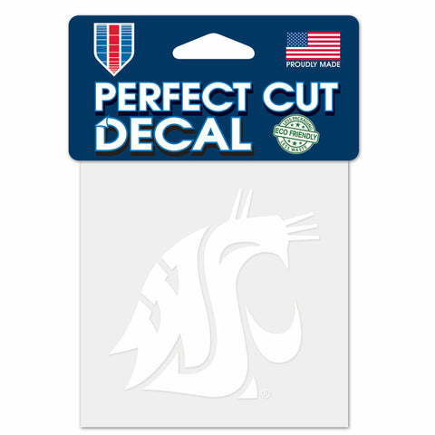 ~Washington State Cougars Decal 4x4 Perfect Cut White - Special Order~ backorder