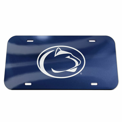 ~Penn State Nittany Lions License Plate - Crystal Mirror - Logo~ backorder