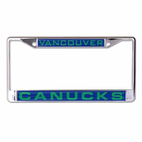 ~Vancouver Canucks License Plate Frame - Inlaid - Special Order~ backorder