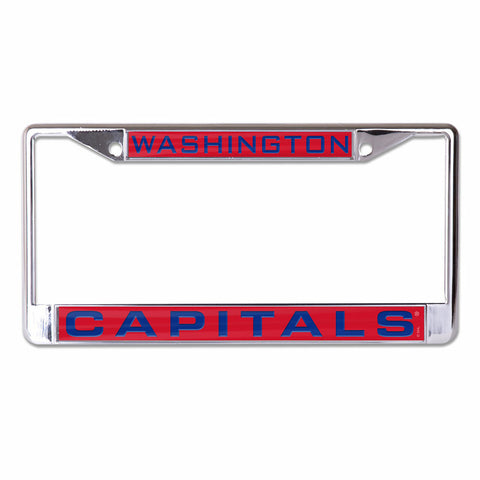 ~Washington Capitals License Plate Frame - Inlaid - Special Order~ backorder