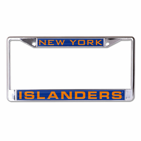~New York Islanders License Plate Frame - Inlaid - Special Order~ backorder