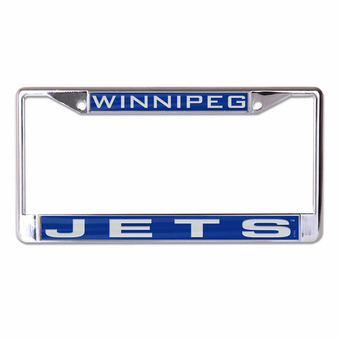 ~Winnipeg Jets License Plate Frame - Inlaid - Special Order~ backorder