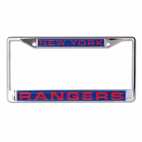 ~New York Rangers License Plate Frame - Inlaid - Special Order~ backorder