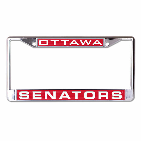 ~Ottawa Senators License Plate Frame - Inlaid - Special Order~ backorder