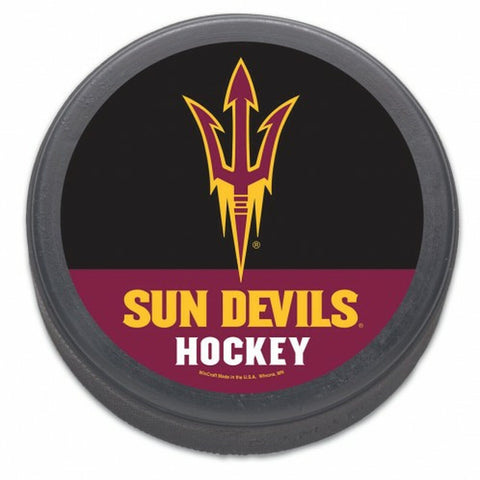 ~Arizona State Sun Devils Hockey Puck - Packaged - Special Order~ backorder