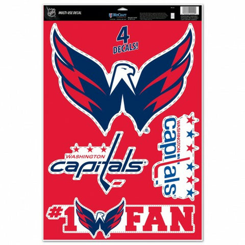 ~Washington Capitals Decal 11x17 Multi Use 4 Decals - Special Order~ backorder