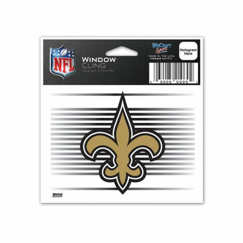 ~New Orleans Saints Decal 3x3 Static Cling Style~ backorder