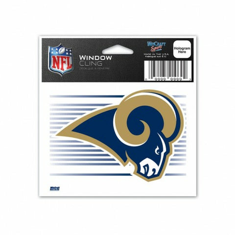 ~Los Angeles Rams Decal 3x3 Static Cling Style~ backorder