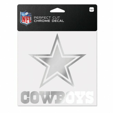 ~Dallas Cowboys Decal 6x6 Perfect Cut Chrome~ backorder
