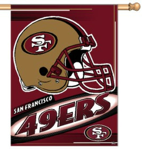 San Francisco 49ers Banner 27x37 Vertical Logo Design