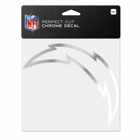 ~Los Angeles Chargers Decal 6x6 Perfect Cut Chrome~ backorder