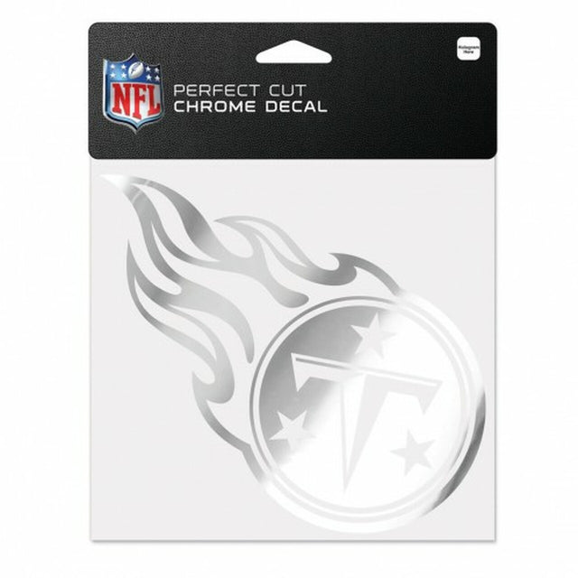 Tennessee Titans Decal 6x6 Perfect Cut Chrome