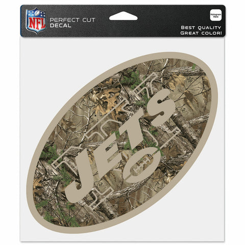 ~New York Jets Decal 8x8 Perfect Cut Camo - Special Order~ backorder
