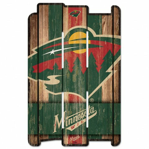 ~Minnesota Wild Sign 11x17 Wood Fence Style - Special Order~ backorder