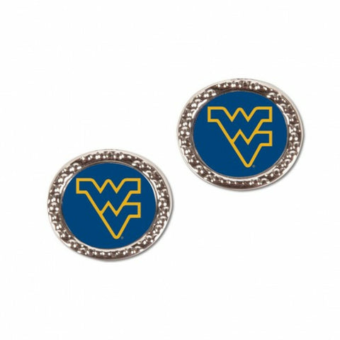 ~West Virginia Mountaineers Earrings Post Style - Special Order~ backorder