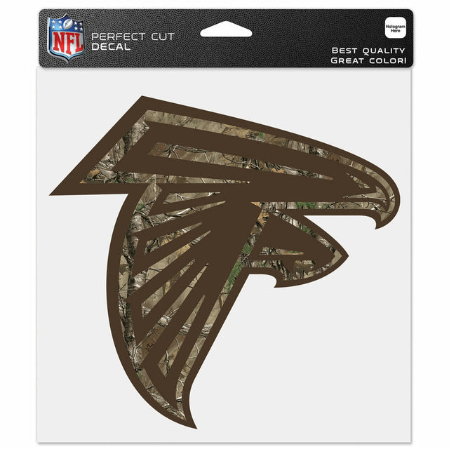 Atlanta Falcons Decal 8x8 Perfect Cut Camo