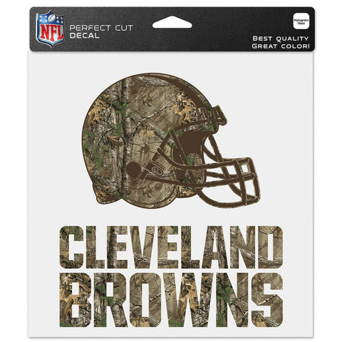 ~Cleveland Browns Decal 8x8 Perfect Cut Camo - Special Order~ backorder