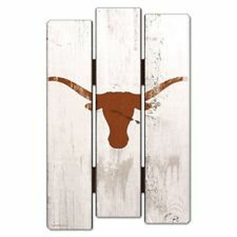 ~Texas Longhorns Sign 11x17 Wood Fence Style - Special Order~ backorder