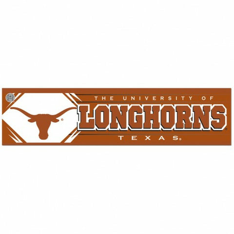 ~Texas Longhorns Decal 3x12 Bumper Strip Style - Special Order~ backorder