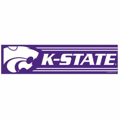 ~Kansas State Wildcats Decal 3x12 Bumper Strip Style - Special Order~ backorder