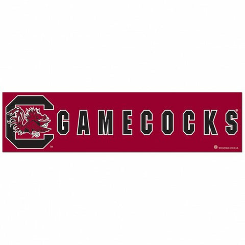 ~South Carolina Gamecocks Decal 3x12 Bumper Strip Style - Special Order~ backorder