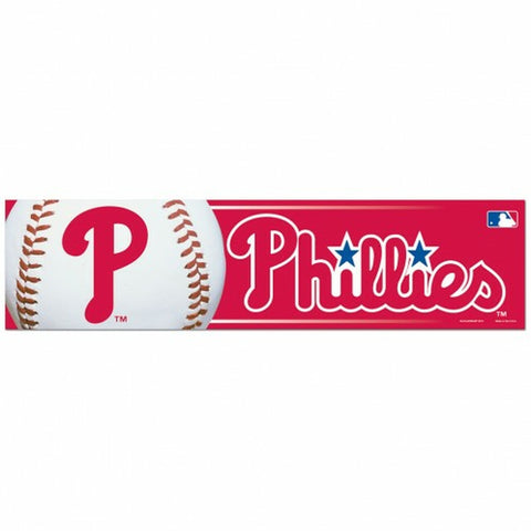 ~Philadelphia Phillies Decal 3x12 Bumper Strip Style - Special Order~ backorder