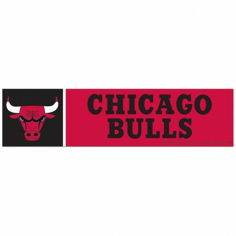 ~Chicago Bulls Bumper Sticker - WinCraft - Special Order~ backorder
