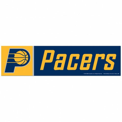 ~Indiana Pacers Decal 3x12 Bumper Strip Style - Special Order~ backorder