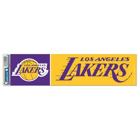 ~Los Angeles Lakers Decal 3x12 Bumper Strip Style~ backorder