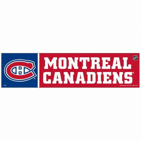 ~Montreal Canadiens Decal 3x12 Bumper Strip Style - Special Order~ backorder