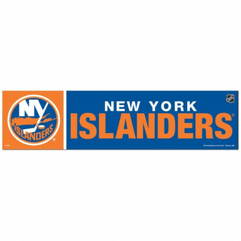 ~New York Islanders Decal 3x12 Bumper Strip Style - Special Order~ backorder