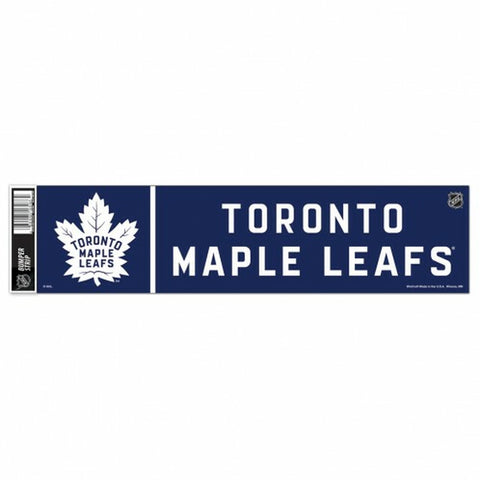 ~Toronto Maple Leafs Decal 3x12 Bumper Strip Style - Special Order~ backorder