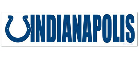~Indianapolis Colts Decal Bumper Sticker - Special Order~ backorder