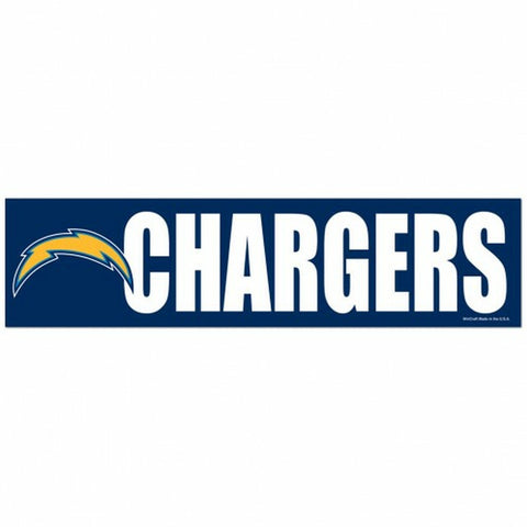 ~Los Angeles Chargers Decal 3x12 Bumper Strip Style - Special Order~ backorder