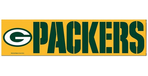 ~Green Bay Packers Decal Bumper Sticker~ backorder