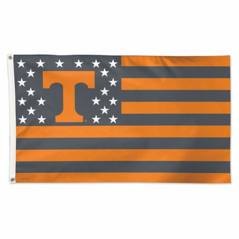 ~Tennessee Volunteers Flag 3x5 Deluxe Style Stars and Stripes Design - Special Order~ backorder