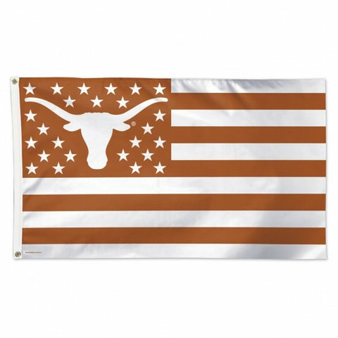 ~Texas Longhorns Flag 3x5 Deluxe Style Stars and Stripes Design - Special Order~ backorder