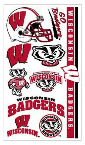 ~Wisconsin Badgers Temporary Tattoos~ backorder