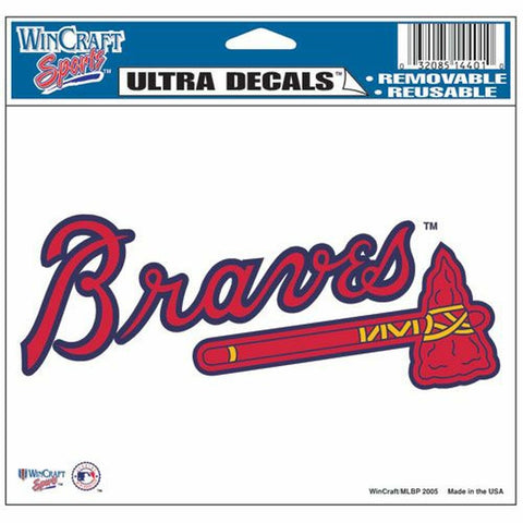 ~Atlanta Braves Decal 5x6 Ultra Color~ backorder