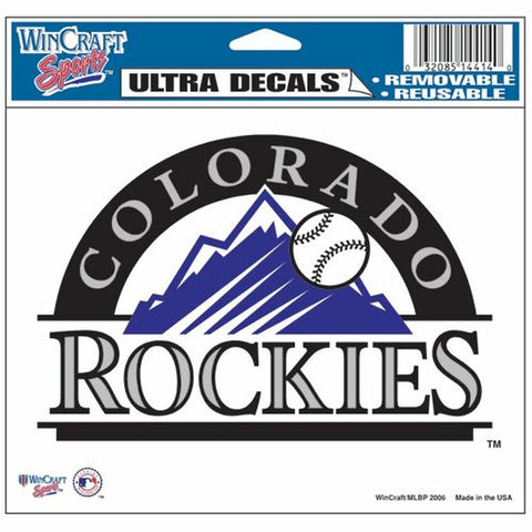 ~Colorado Rockies Decal 5x6 Ultra Color - Special Order~ backorder