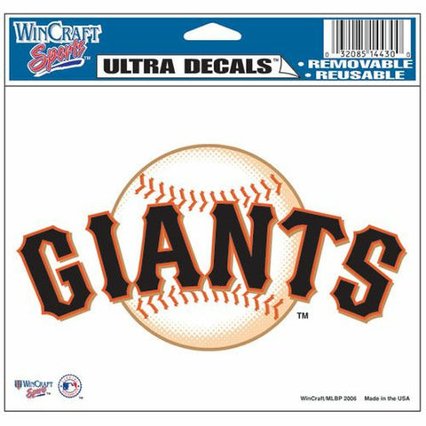 ~San Francisco Giants Decal 5x6 Ultra Color~ backorder