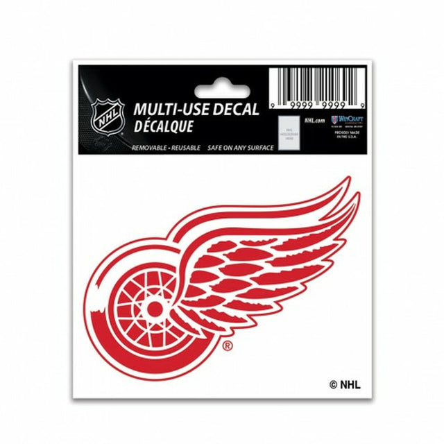 Detroit Red Wings Decal 3x4 Multi Use Color