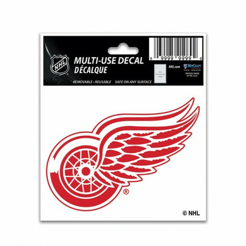 ~Detroit Red Wings Decal 3x4 Multi Use Color - Special Order~ backorder