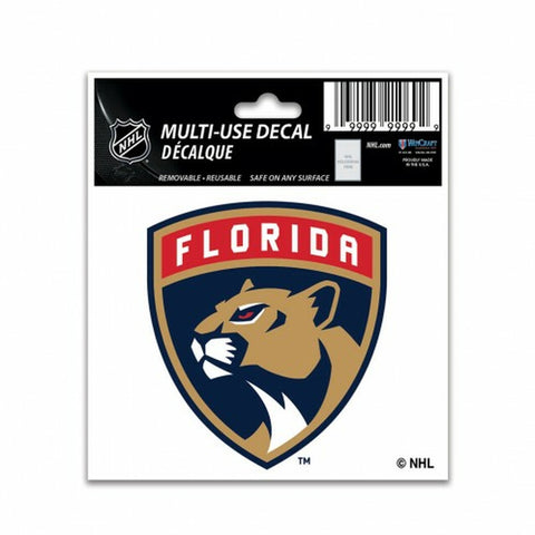 Florida Panthers Decal 3x4 Multi Use Color